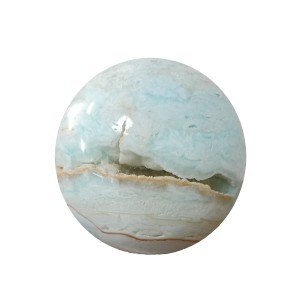 Calcite Carribean Blue (Blue Aragonite) Sphere 130mm (4.250Kg) A Grade Calcite Carribean Blue (Blue Aragonite) Sphere 130mm (4.250Kg) A Grade